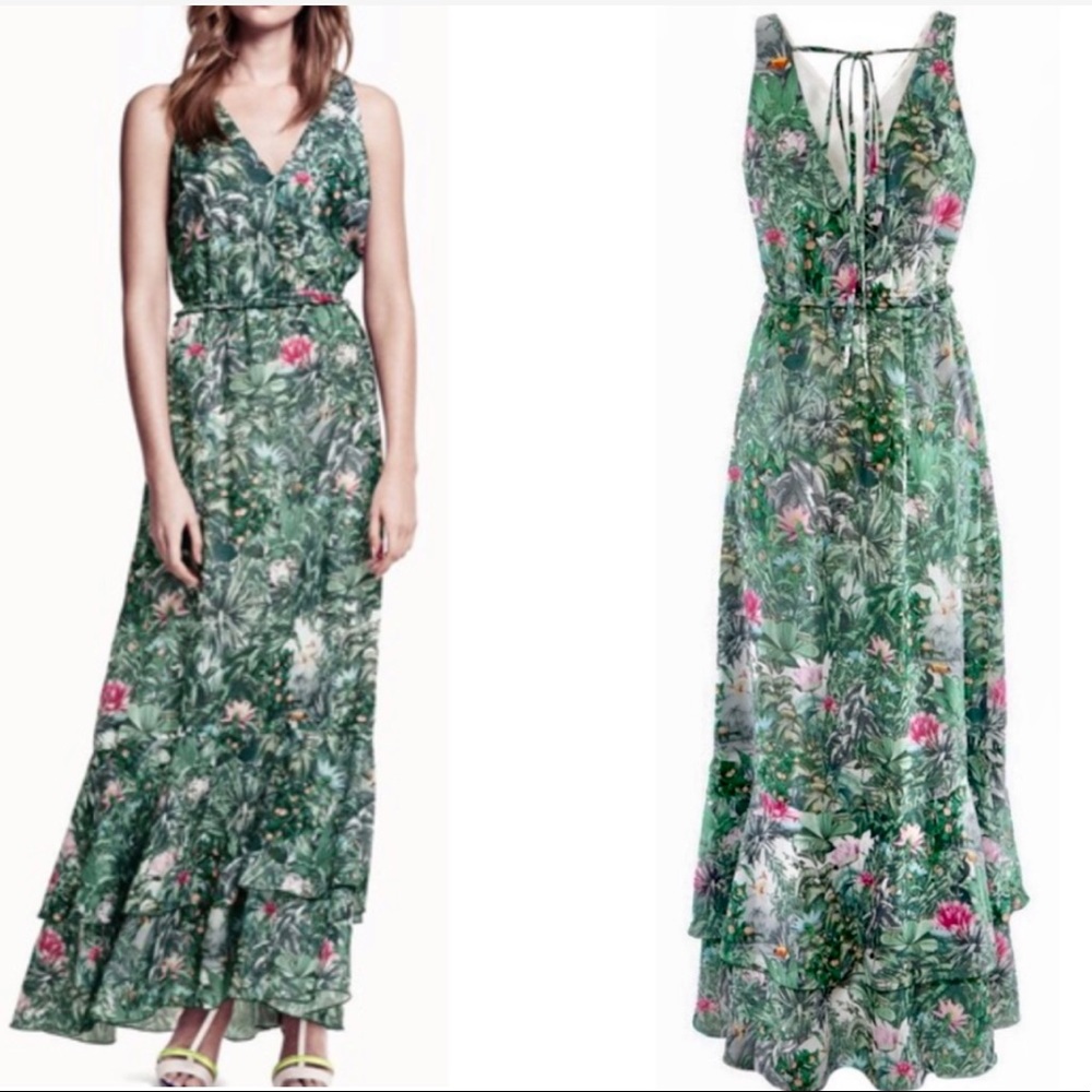 New H&M Collection Tropical Maxi Dress